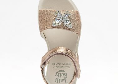 Παιδικά Παπούτσια Lelli Kelly για Κορίτσια Golden Mariposa (Μεγέθη 26-35) ΧΡΥΣΟ - LELLI KELLY - 