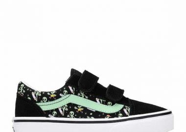 Παιδικά Παπούτσια Vans Old Skool Glow για Αγόρια Cosmic Cruisers Black (Μεγέθη 27-34) ΜΑΥΡΟ - VANS - 