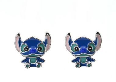 Παιδικά Σκουλαρίκια Stitch από Ασήμι 925 -  - 