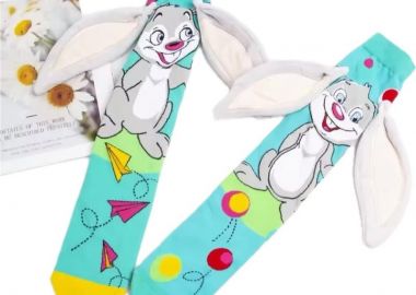 Παιδικές Κάλτσες για Αγόρι Childrenland Χρώματος Πολύχρωμο RABBIT- BIG EARS - CHILDRENLAND - 