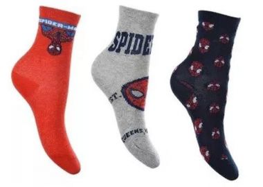 Παιδικές Κάλτσες για Αγόρι Childrenland MARVEL Χρώματος Πολύχρωμο SPIDERMAN-622 3 Ζεύγη - CHILDRENLAND - 