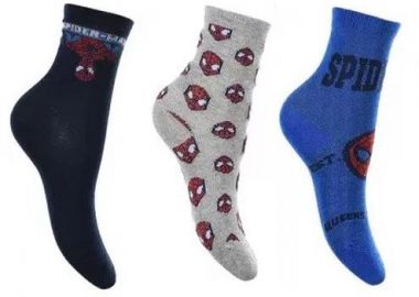 Παιδικές Κάλτσες για Αγόρι Childrenland MARVEL Χρώματος Πολύχρωμο SPIDERMAN-900684 3 Ζεύγη - CHILDRENLAND - 