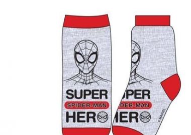 Παιδικές Κάλτσες για Αγόρι Childrenland Marvel Spiderman Χρώματος Γκρι SUPERHERO544 - CHILDRENLAND - 