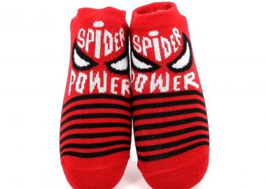 Παιδικές Κάλτσες για Αγόρι Childrenland Marvel Spiderman Χρώματος Κόκκινο SPIDERMAN - CHILDRENLAND - 