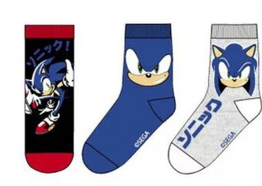 Παιδικές Κάλτσες για Αγόρι Childrenland Πολύχρωμες SONIC 3 Ζεύγη - CHILDRENLAND - 