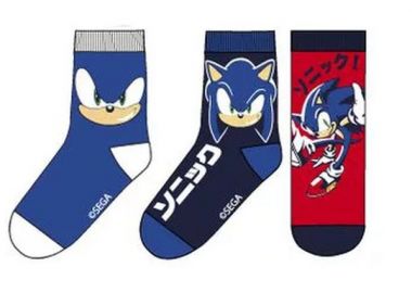 Παιδικές Κάλτσες για Αγόρι Childrenland Πολύχρωμες SONIC-900684 3 Ζεύγη - CHILDRENLAND - 