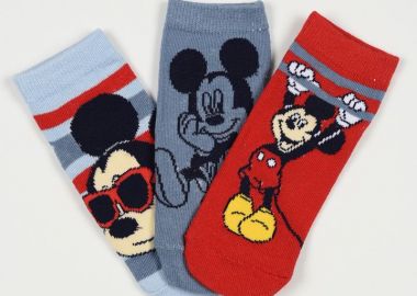 Παιδικές Κάλτσες για Αγόρι Disney Mickey Mouse Χρώματος Πολύχρωμο EZO6045.PACK2 - DISNEY - 