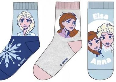 Παιδικές Κάλτσες για Κορίτσι Childrenland DISNEY Πολύχρωμες FROZEN 3 Ζεύγη - CHILDRENLAND - 