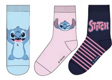 Παιδικές Κάλτσες για Κορίτσι Childrenland DISNEY Πολύχρωμες LILO-STITCH644 3 Ζεύγη - CHILDRENLAND - 