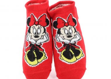 Παιδικές Κάλτσες για Κορίτσι Childrenland Minnie Χρώματος Κόκκινο MINNIE - CHILDRENLAND - 