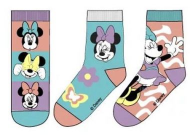 Παιδικές κάλτσες για κορίτσι Childrenland Πολύχρωμες MINNIE-642 3 Ζεύγη - CHILDRENLAND - 
