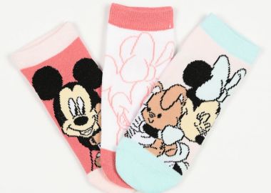 Παιδικές Κάλτσες για Κορίτσι Disney Minnie Mouse Χρώματος Πολύχρωμo EZO6023.PACK1 - DISNEY - 