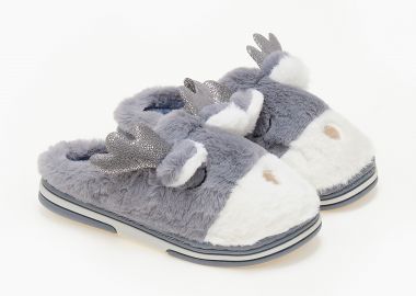 Παιδικές παντόφλες - Γκρι - Issue - 
