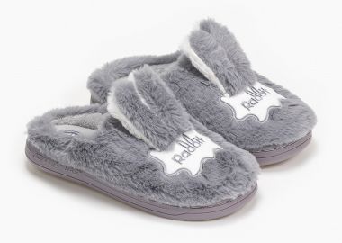 Παιδικές παντόφλες rabbit - Γκρι - Issue - 