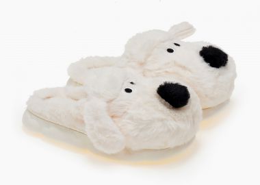 Παιδικές παντόφλες σκυλάκια - Μπεζ - Issue - 