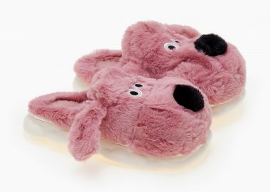 Παιδικές παντόφλες σκυλάκια - Ροζ - Issue - 