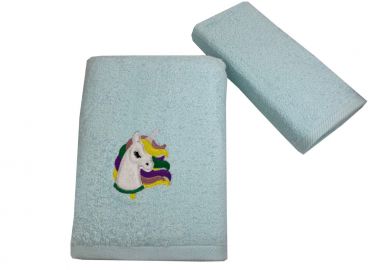 Παιδικές Πετσέτες (σετ 2 τεμ) magic unicorn - Astron Italy - 