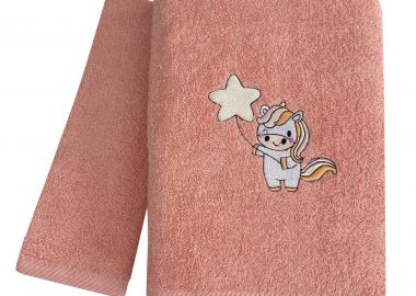 Παιδικές Πετσέτες (σετ 2 τεμ) Unicorn Balloon - Astron Italy - 