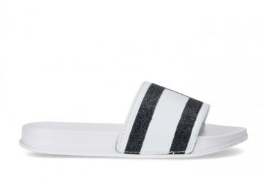 Παιδικές Σαγιονάρες Tommy Hilfiger Κορίτσι Pool Slide T3A0-30675-0813A Λευκό 100 (35-41) - Tommy Hilfiger - 