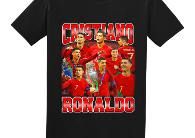 Παιδική βαμβακερή μπλούζα Cristiano Ronaldo - GILDAN - 