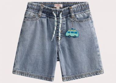 Παιδική Βερμούδα για Αγόρια Denim Van ΜΠΛΕ - DPAM - 
