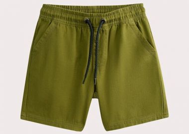 Παιδική Βερμούδα για Αγόρια Olive Twill ΠΡΑΣΙΝΟ - DPAM - 