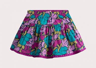 Παιδική Φούστα για Κορίτσια Plump Floral - 2 σε 1 ΠΟΛΥΧΡΩΜΟ - DPAM - 