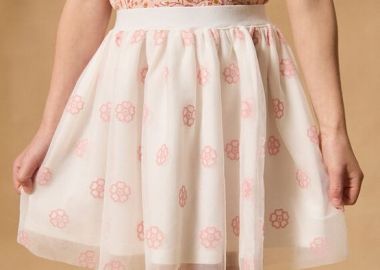 Παιδική Φούστα για Κορίτσια White Tulle ΛΕΥΚΟ - SERGENT MAJOR - 