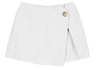 Παιδική φούστα σορτς για κορίτσι - Λευκό 16-224258-2 - energiers - 