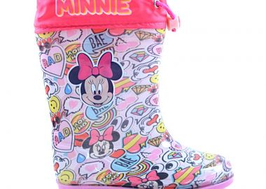 Παιδική Γαλότσα για Κορίτσι Minnie Χρώματος Ροζ WD13232 - MINNIE - 
