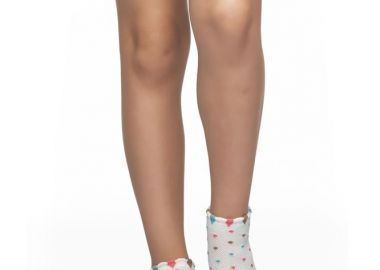 ΠΑΙΔΙΚΗ ΚΟΦΤΗ ΒΑΜΒΑΚΕΡΗ ΚΑΛΤΣΑ ΜΕ ΣΧΕΔΙΟ SS202006G ΜΠΕΖ - INIZIO - 