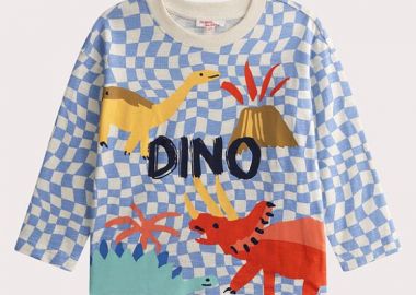 Παιδική Μπλούζα για Αγόρια Blue Dinoland ΜΠΕΖ - DPAM - 
