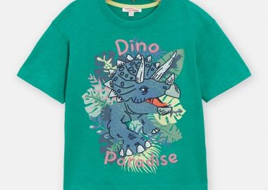 Παιδική Μπλούζα για Αγόρια Dino Paradise ΠΡΑΣΙΝΟ - DPAM - 