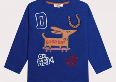 Παιδική Μπλούζα για Αγόρια Good Day ΜΠΛΕ - DPAM - 