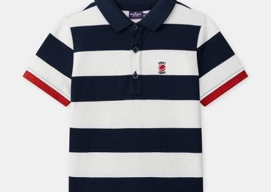 Παιδική Μπλούζα για Αγόρια Navy Polo ΛΕΥΚΟ - SERGENT MAJOR - 