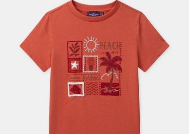 Παιδική Μπλούζα για Αγόρια Orange Beach ΚΟΚΚΙΝΟ - SERGENT MAJOR - 