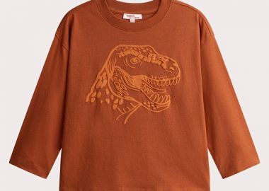 Παιδική Μπλούζα για Αγόρια Orange Dino ΚΟΚΚΙΝΟ - DPAM - 