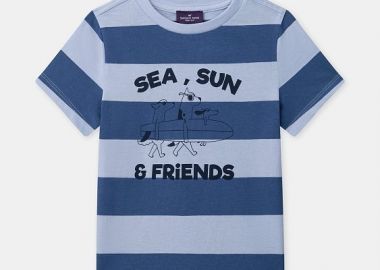 Παιδική Μπλούζα για Αγόρια Summer Essentials ΜΠΛΕ - SERGENT MAJOR - 
