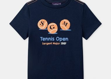 Παιδική Μπλούζα για Αγόρια Tennis Open ΜΠΛΕ - SERGENT MAJOR - 