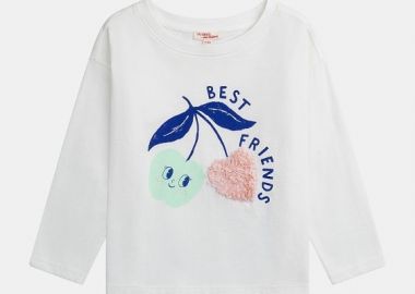 Παιδική Μπλούζα για Κορίτσια Best Friends ΛΕΥΚΟ - DPAM - 
