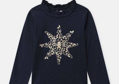 Παιδική Μπλούζα για Κορίτσια Navy Gingerstar ΜΠΛΕ - SERGENT MAJOR - 