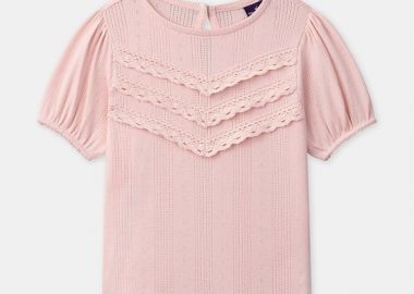 Παιδική Μπλούζα για Κορίτσια Pink Details ΡΟΖ - SERGENT MAJOR - 