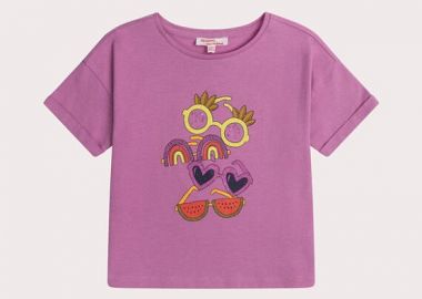 Παιδική Μπλούζα για Κορίτσια Purple Sunnies ΜΩΒ - DPAM - 
