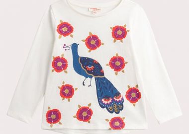 Παιδική Μπλούζα για Κορίτσια White Peacock ΛΕΥΚΟ - DPAM - 