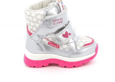 Παιδική Μπότα Apres Ski για Κορίτσι Agatha Ruiz De La Prada Χρώματος Ασημί 241990-B198 - AGATHA RUIZ DE LA PRADA - 