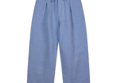 Παιδική παντελόνα με ζώνη για κορίτσι - ΓΑΛΑΖΙΟ 16-224257-2 - energiers - 