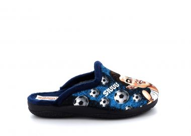 Παιδική Παντόφλα για Αγόρι Adam's Υφασμάτινη Χρώματος Μπλε 624-21737-38.1 - ADAM'S - 