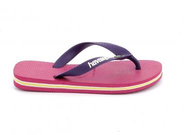 Παιδική Σαγιονάρα για Κορίτσι Havaianas Kids Χρώματος Μπορντό H.BRASIL LOGO KID - HAVAIANAS - 