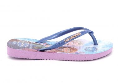 Παιδική Σαγιονάρα για Κορίτσι Havaianas Kids Disney Princess Slim Χρώματος Μωβ 4123328-0397 - HAVAIANAS - 