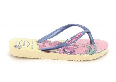 Παιδική Σαγιονάρα για Κορίτσι Havaianas Kids Slim Disney Stitch Χρώματος Πολύχρωμο 4150250-9256 - HAVAIANAS - 
